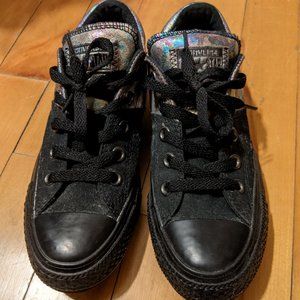 Rainbow Oil Slick Converse Sneakers